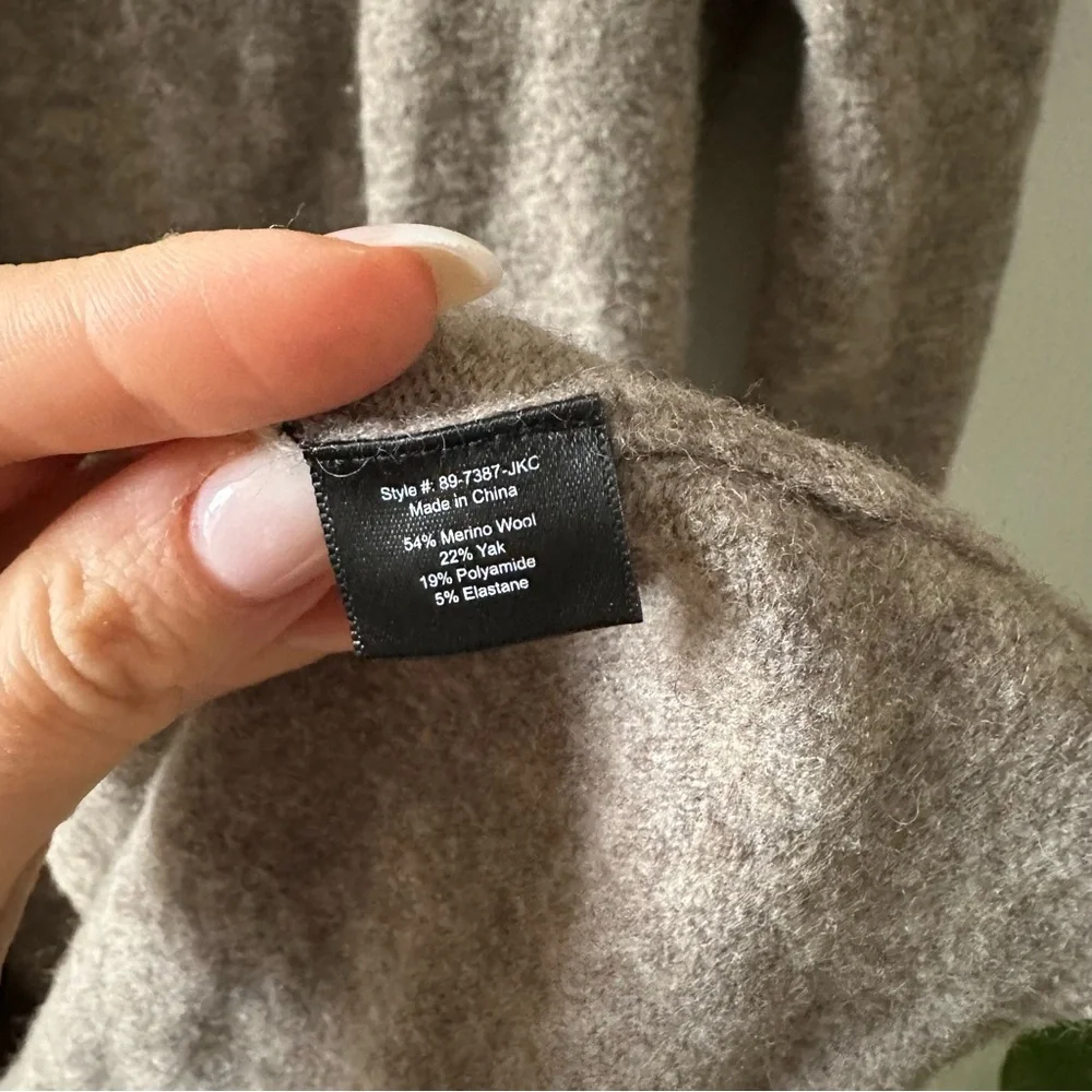 JENNI KAYNE Sweater Coat Oatmeal - Picture 5 of 5